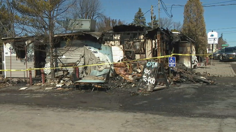 Restaurace Canandaigua zničená požárem: Majitelé tvrdí, že budou znovu stavět