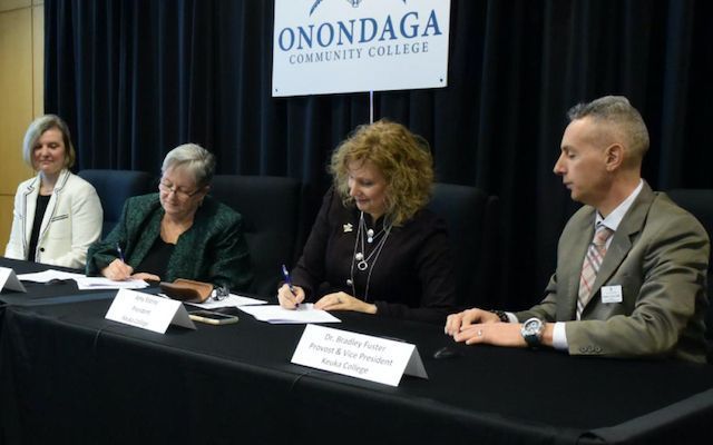 Keuka College und Onondaga Community College schließen neue Partnerschaft