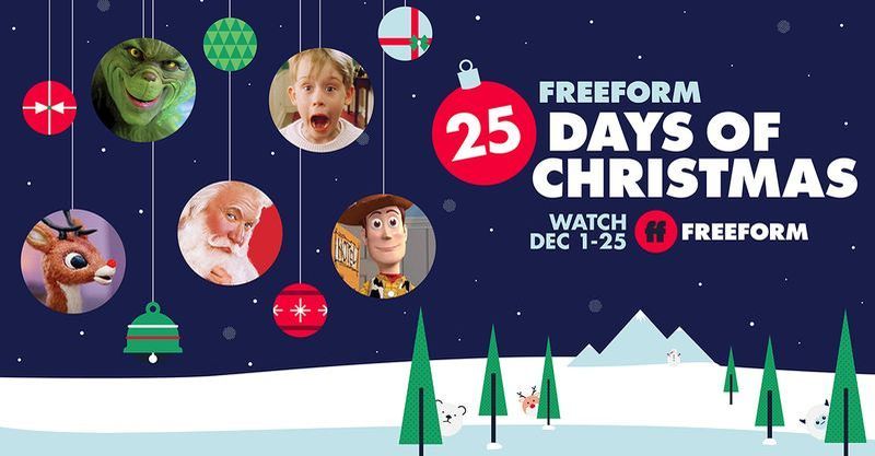 Hiburan: Lihat barisan 25 Hari Krismas di Freeform tahun ini
