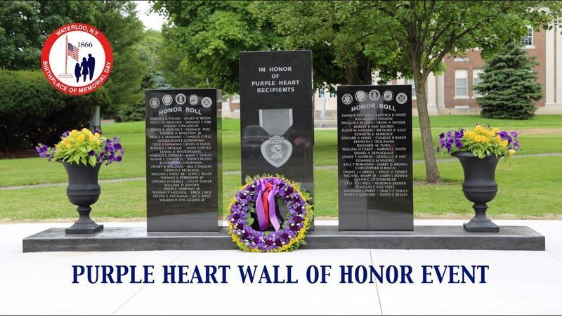 REGARDER : Événement du Mur d'honneur Purple Heart du village de Waterloo (vidéo)