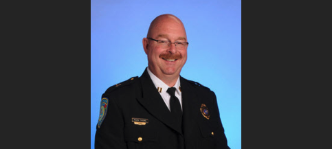 Der Polizeichef von Newark, Mark Thoms, wird dieses Jahr in den Ruhestand gehen