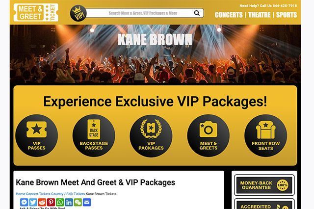 Billets Kane Brown Meet and Greet & VIP: Où trouver des forfaits