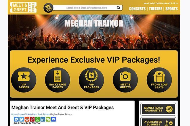 Meghan Trainor Meet and Greet un VIP biļetes: kur atrast komplektus