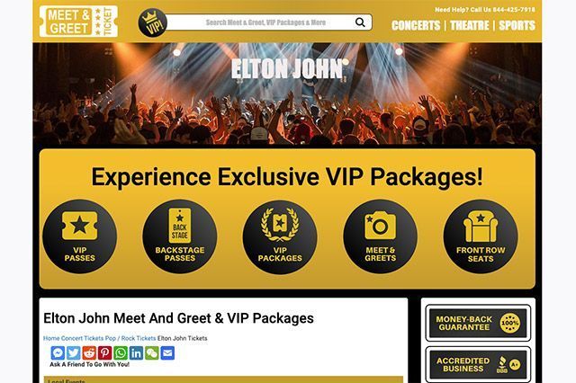 Elton John Meet And Greet & VIP-Tickets: Hier finden Sie Pakete