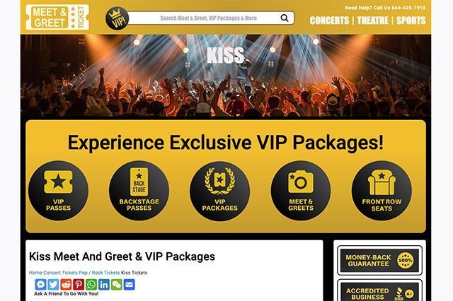 Kiss Meet And Greet & VIP-Tickets: Hier finden Sie Pakete